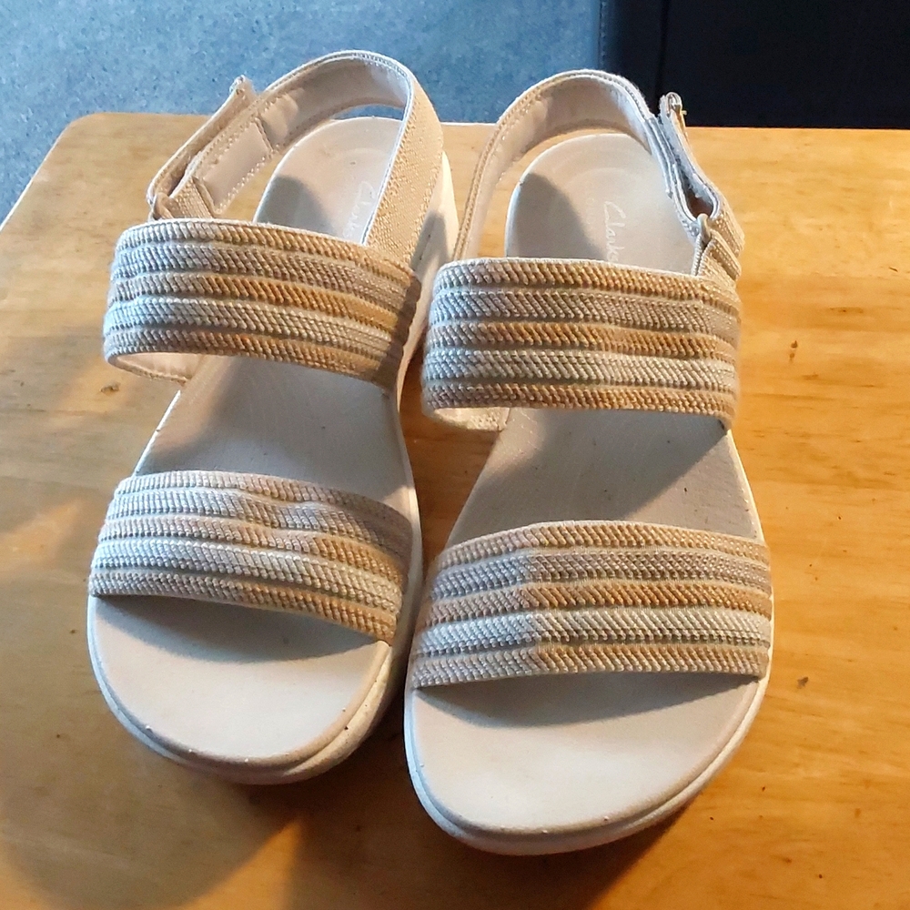 Clarks sandals size 8 and a half